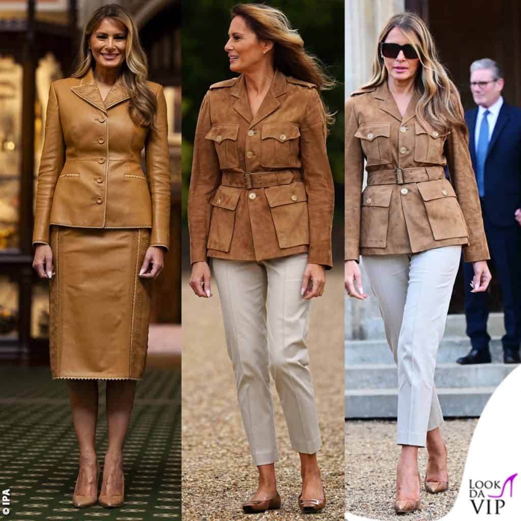 I look di Melania Trump in visita di Stato a Londra