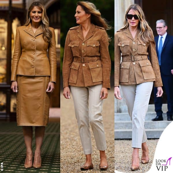 I look di Melania Trump in visita di Stato a Londra