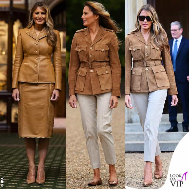 I look di Melania Trump in visita di Stato a Londra