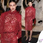 I look delle star alla sfilata saint Laurent durante la Paris fashion week