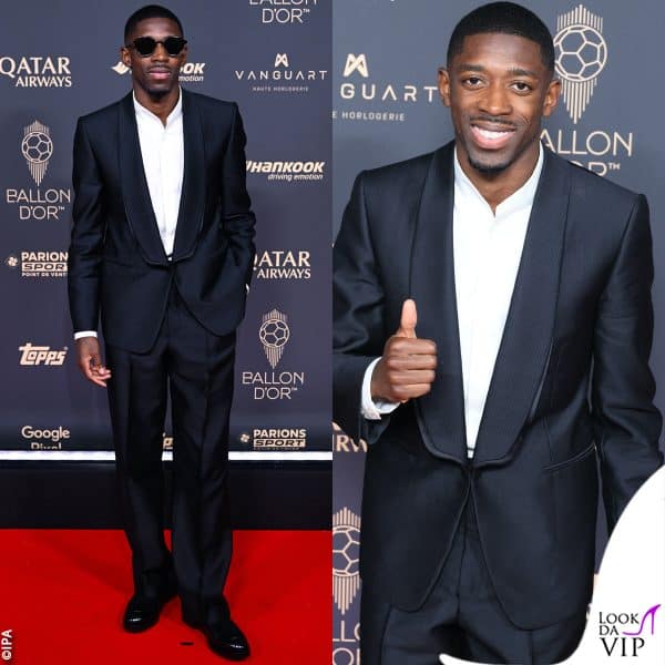 Ousmane Dembélé sul red carpet 
