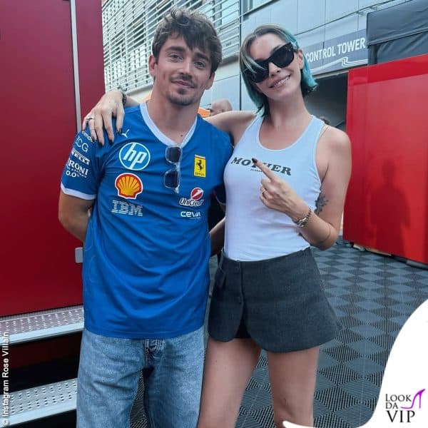 Charles Leclerc e Rose Villain 