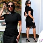 Venezia 2025 Georgina Rodriguez sbarco outfit Oscar De La Renta gioielli Pasquale Bruni solitario 1