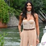 Elisabetta Gregoraci a Venezia 2025 in Ermanno Scervino
