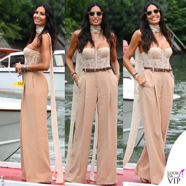 il look è firmato Ermanno Scervino 