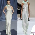 Cara Delevingne con il vestito strappato all'Academy Museum Gala