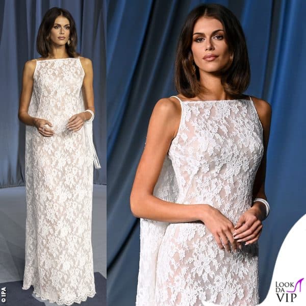 abito Givenchy per Kaia Gerber