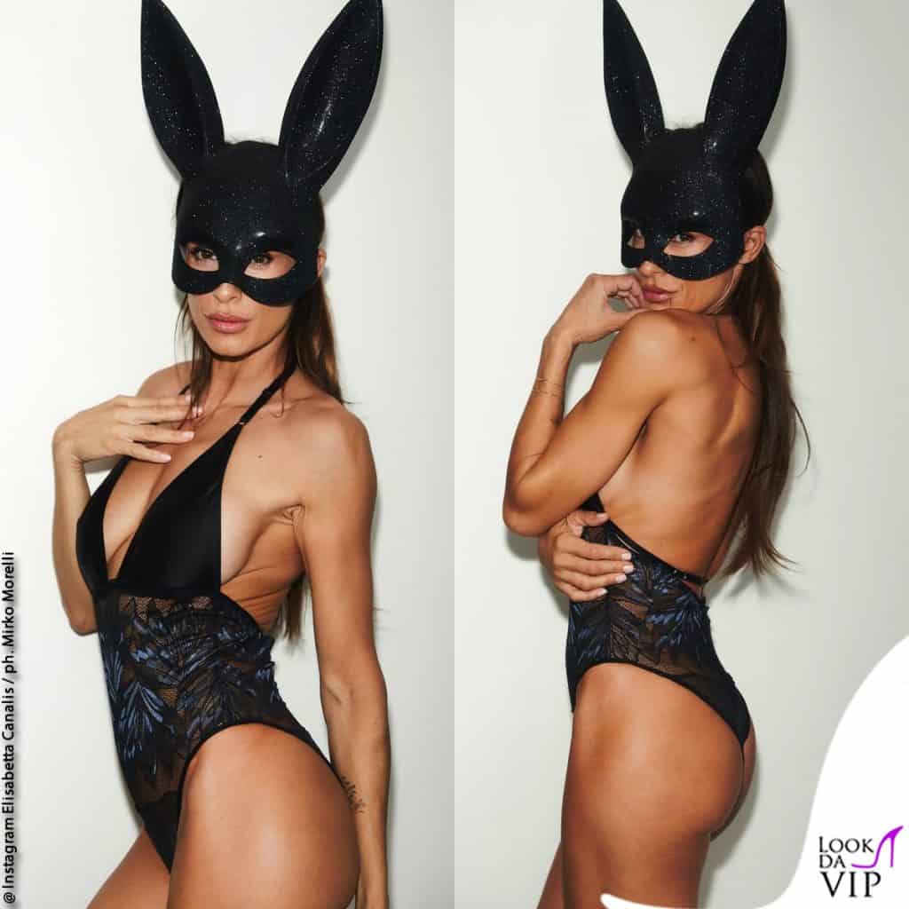 Elisabetta Canalis provoca con l'intimo Triumph