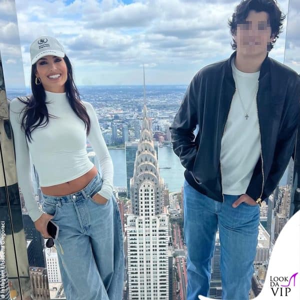 La showgirl in vacanza a New York con il figlio Nathan Falco Briatore 