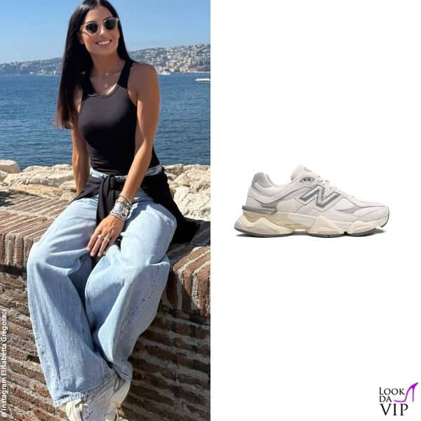 Elisabetta Gregoraci con le sneakers New Balance 