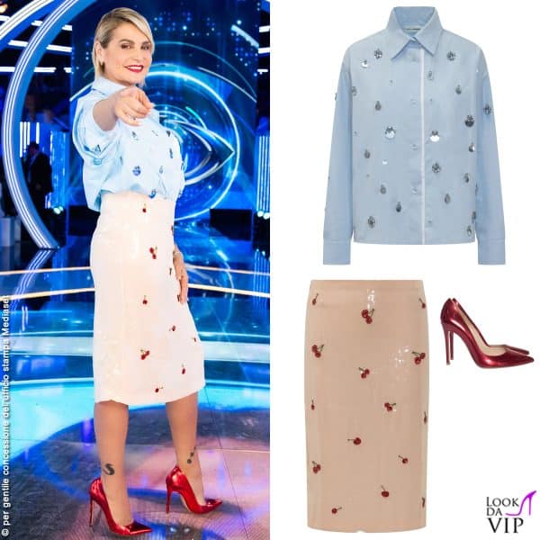 outfit Des Phemmes, pump Gianvito Rossi 