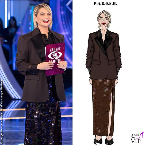 Il quarto look della Ventura è firmato Parosh