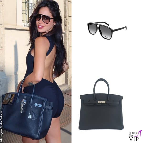 occhiali Saint Laurent e borsa Hermès 
