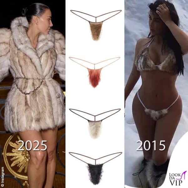 passano gli anni ma Kim continua ad amare i look pelosi 