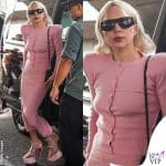 Lady Gaga in total pink a Milano