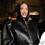Elodie alle sfilate della Milano Fashion Week