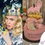 Madonna torta Labubu abito Dior