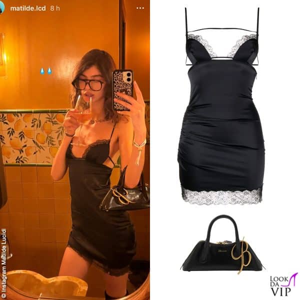abito Nensi Dojaka,  borsa Blumarine 