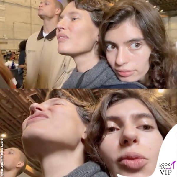 Bianca Balti e Matilde Lucidi durante le prove dell'evento 