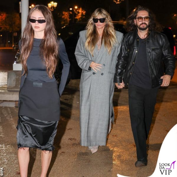 con loro c'è anche il marito di Heidi, Tom Kaulitz 