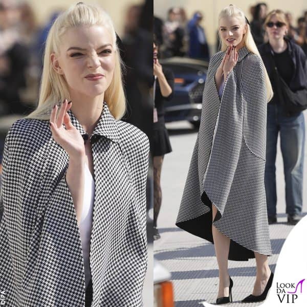le star alla sfilata Dior: Anya Taylor-Joy 
