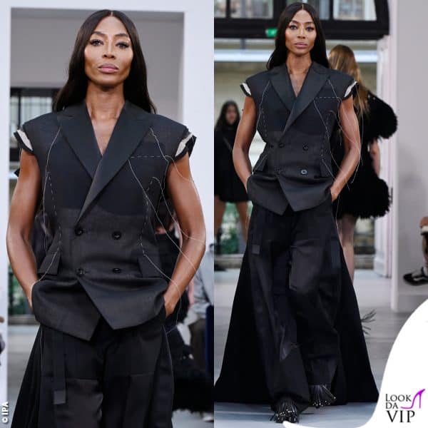 Naomi Campbell da Sacai 