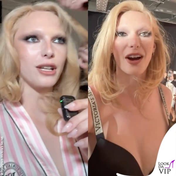 Alex Consani in backstage 