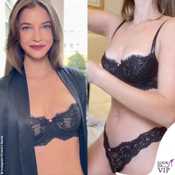 lingerie nera per Barbara Palvin, nel video girato a letto 