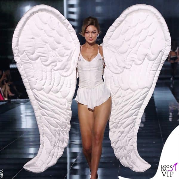bianco angelico per Gigi Hadid 