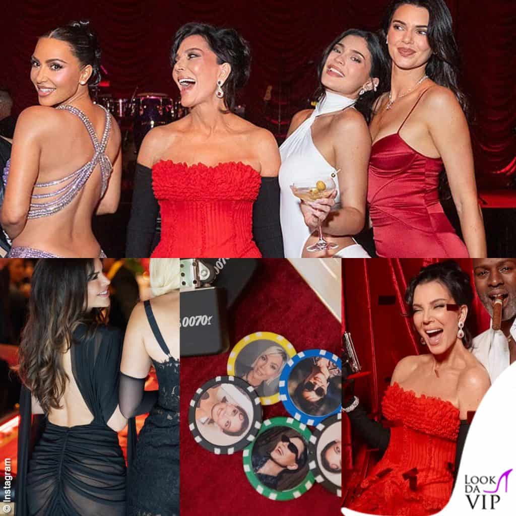 i dettagli del 70esimo party di compleanno di Kris Jenner