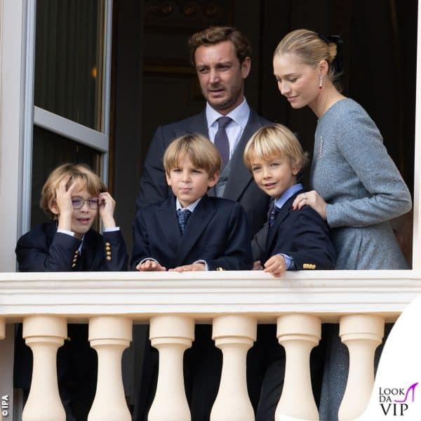 La coppia ha presenziato con i figli alla Festa del Principato di Monaco