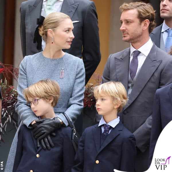 I Casiraghi con i figli Stefano e Francesco