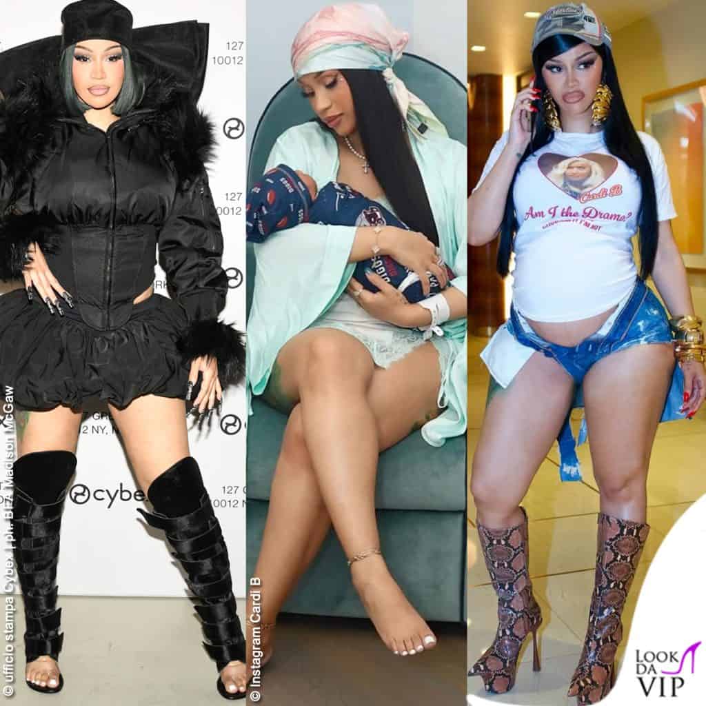 Cardi B evento Cybex figlio Stefon Diggs anello