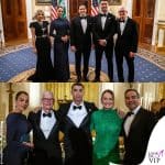 Georgina Rodriguez e Cristiano Ronaldo in visita da Donald Trump