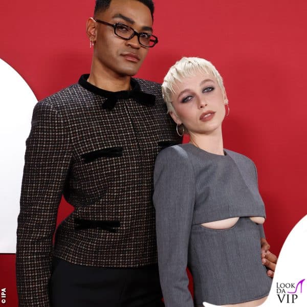 Sul red carpet dei GQ Men of the Year con l'attore Owen Thiele