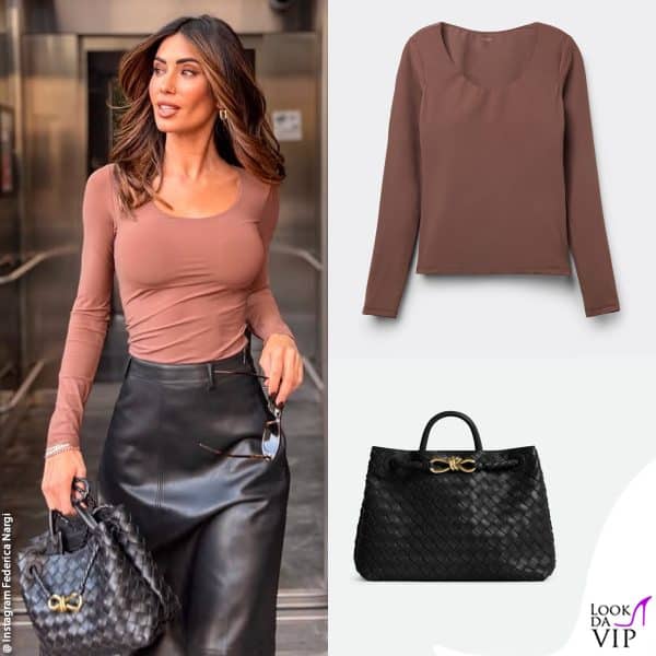 maglia Tezenis, borsa Bottega Veneta 