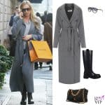 Federica Panicucci super chic per lo shopping di lusso in centro a Milano