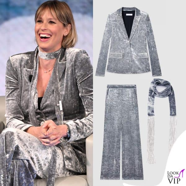 outfit Patrizia Pepe e scarpe Alberto Guardiani 