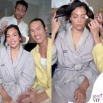 Georgina Rodriguez e Cristiano Ronaldo in visita da Donald Trump