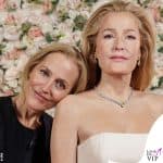 Gillian Anderson vulva dress Gabriela Hearst Madame Tussauds