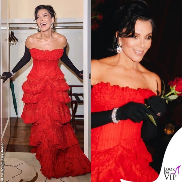 Kris Jenner ha indossato un abito Givenchy Haute Couture 2002