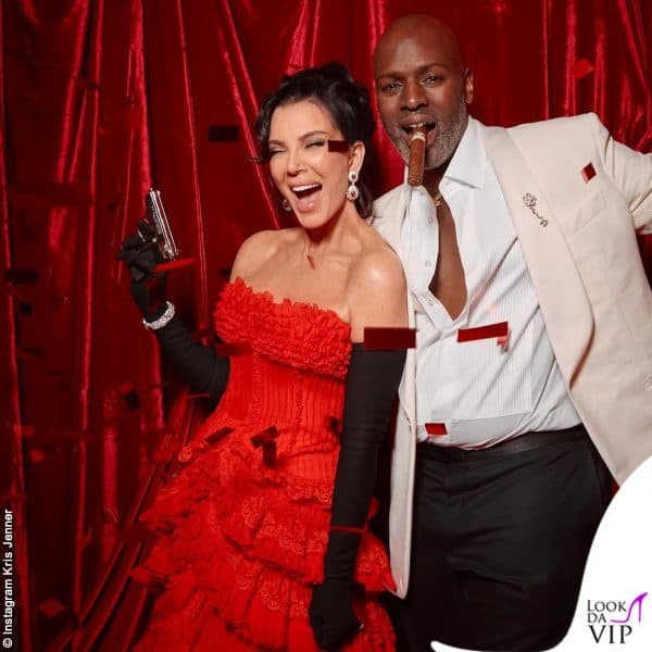 Kris con i fidanzato Corey Gamble 