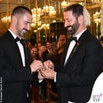 Marcelo Burlon Bratislav Tasic unione civile Palazzo Reale Milano outfit Moschino