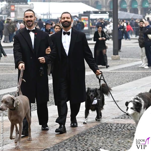 A Palazzo Reale con i cani, Reina, Noa e Kosta