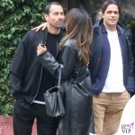 Il look di Federica Nargi a pranzo a Milano con Alessandro Matri e Marco Borriello