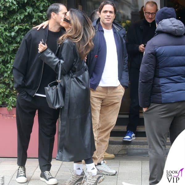 Federica Nargi bacia affettuosamente Marco Borriello 
