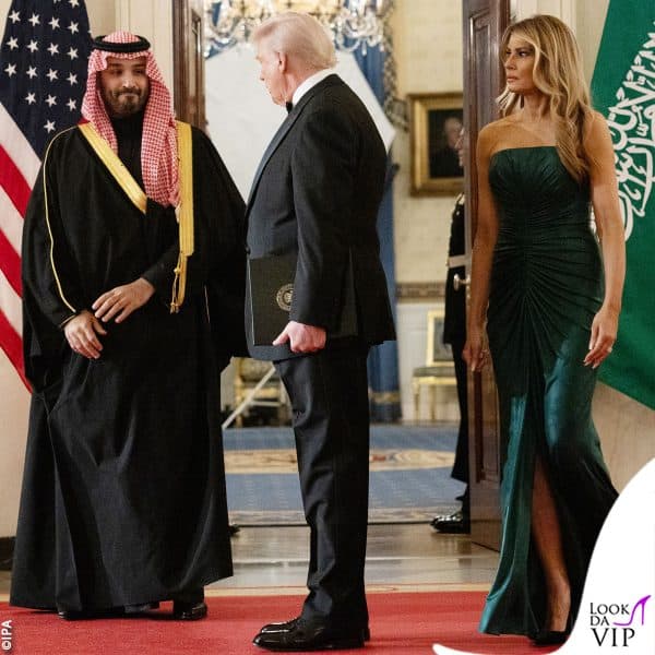 Donald e Melania Trump accolgono il principe saudita Mohammed bin Salman alla Casa Bianca