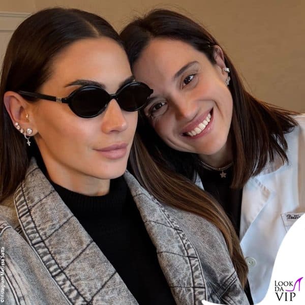 Melissa Satta dalla dermatologa 