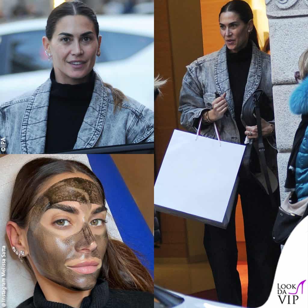 melissa satta fa shopping di lusso a milano