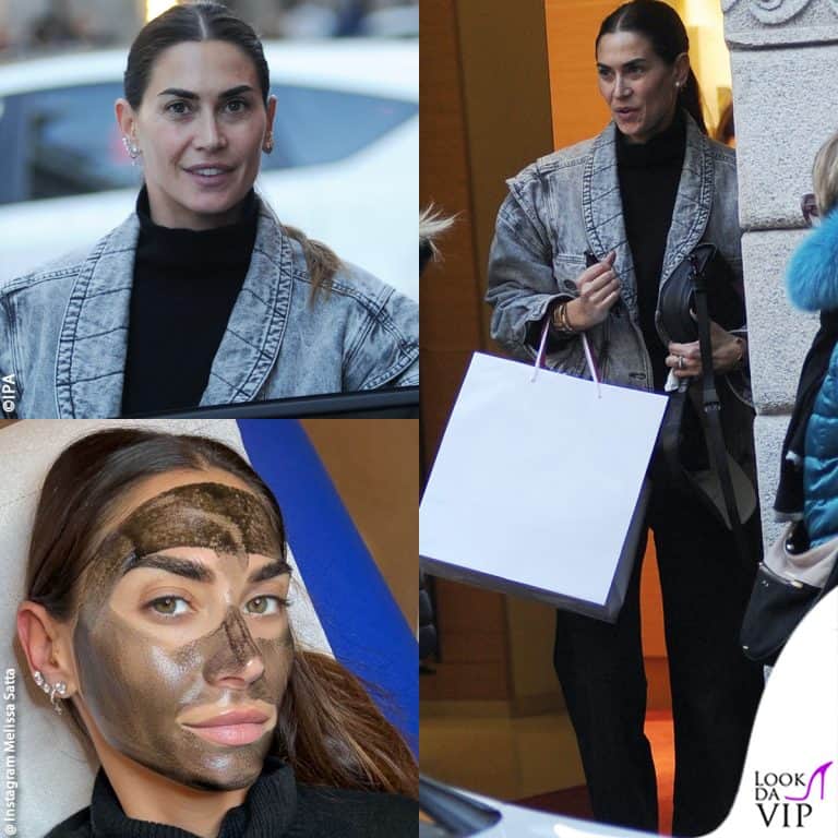 melissa satta fa shopping di lusso a milano